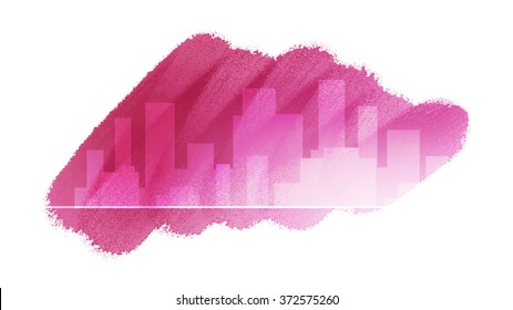 City silhouette vector illustration. 