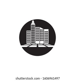  city silhouette. vector illustration in flat design