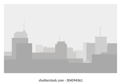 city simple silhouette