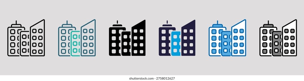City Single Icon Pack Multistyle