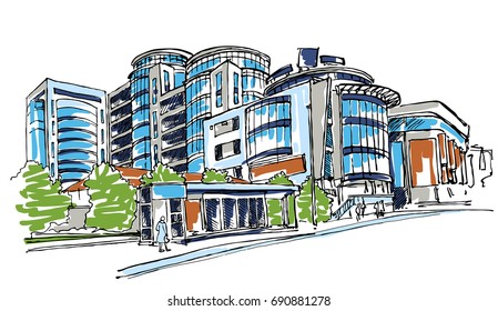 City sketch