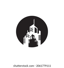 City sky line vector template