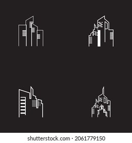 City sky line vector template