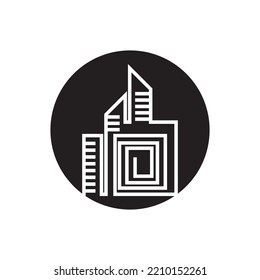 City sky line vector template