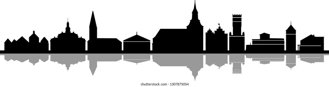 Lüneburg City Skyline