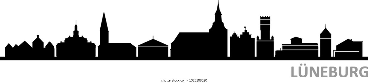 Lüneburg City Skyline 