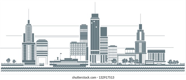 City skyline