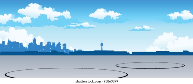 City skyline