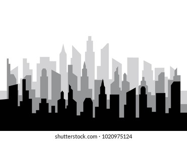 city skyline background vector illustration design