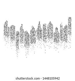 city skyline background vector illustration design