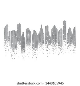 city skyline background vector illustration design