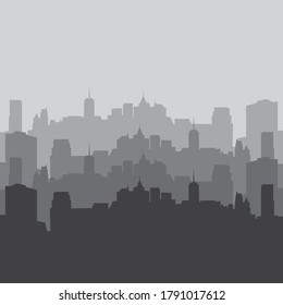 City skyline background vector illustration design template