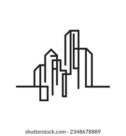 city skyline background vector illustration design