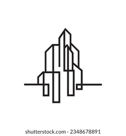 city skyline background vector illustration design
