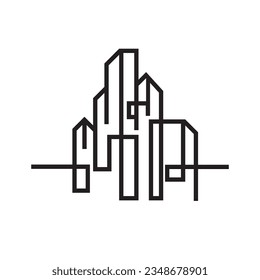 city skyline background vector illustration design