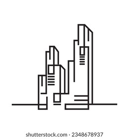 city skyline background vector illustration design
