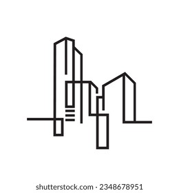 city skyline background vector illustration design