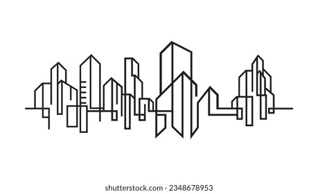 city skyline background vector illustration design