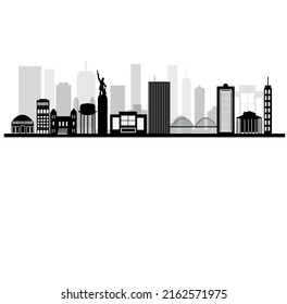 City Skyline of Birmingham, USA