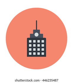 City Skyline Colored Vector Icon