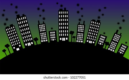 city skyline header