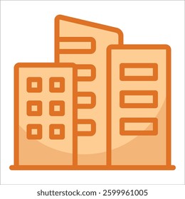 City Skyline Icon Element For Design