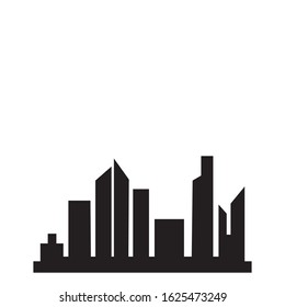 city skyline icon logo vector