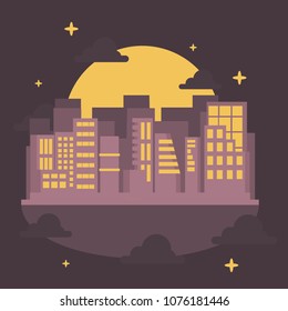 City Skyline Illustration
