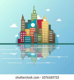 City Skyline Illustration