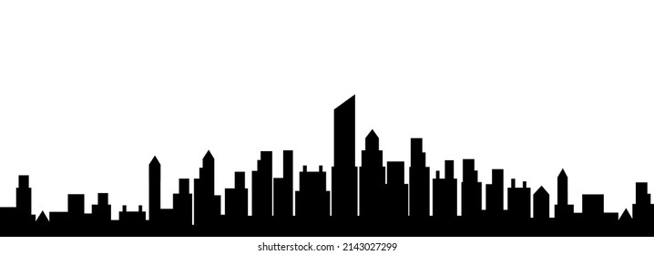 city skyline landscape vector illustration