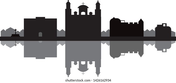 City skyline of Las Palmas de Gran Canaria in Spain