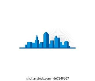 City Skyline Vector Stock Vector (Royalty Free) 117052768 | Shutterstock