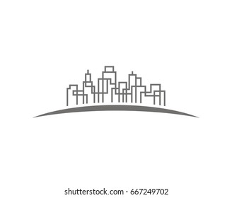 City Skyline Logo Template