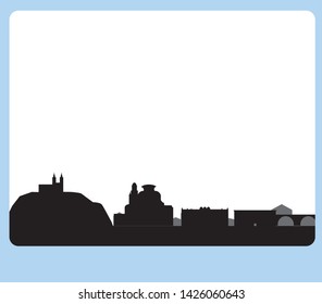 city skyline of Murcia in Spain