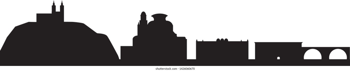 city skyline of Murcia in Spain