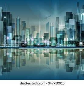 City Skyline at night