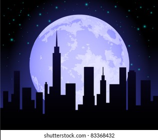 City Skyline at Night