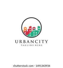 City Skyline for Real Estate Logo design
