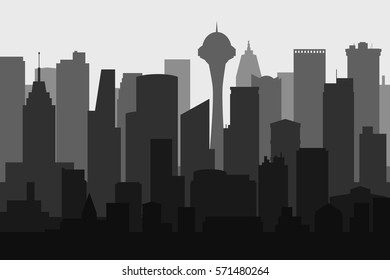 city skyline silhouette