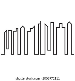 City skyline, city silhouette vector