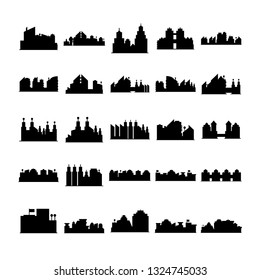 city skyline silhouette vector illustration