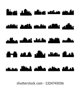 city skyline silhouette vector illustration