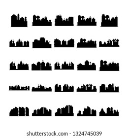 city skyline silhouette vector illustration
