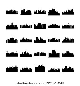 city skyline silhouette vector illustration