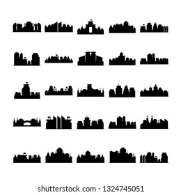 city skyline silhouette vector illustration