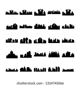 city skyline silhouette vector illustration