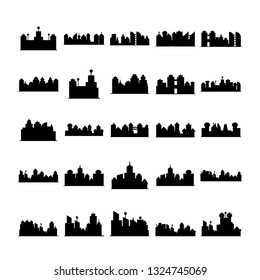 city skyline silhouette vector illustration