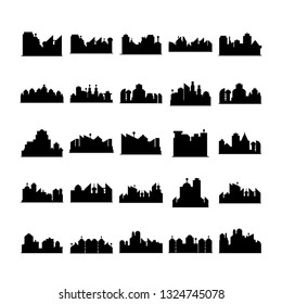 city skyline silhouette vector illustration