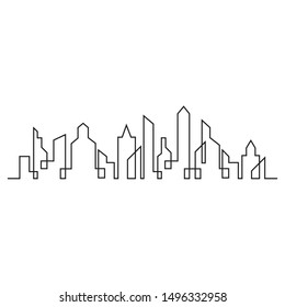 City skyline, city silhouette vector illustration