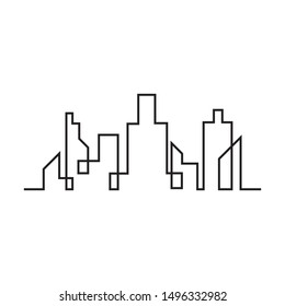 City skyline, city silhouette vector illustration